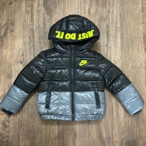 NIKE Toddler Boy Winter Puffer Coat